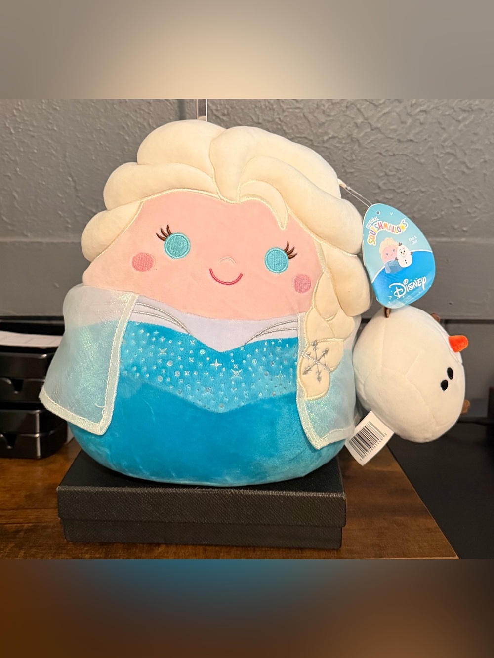 Disney Elsa Squishmallows Plush - Blonde & Aqua